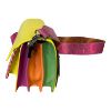 Immagine di Pash Bag Borsa sacca da spalla con tracolla divisori e sciarpa BICOLOR ANGELICA