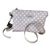 Immagine di PASH BAG BORSA DONNA CLUTCH POCHETTE PIATTA DA POLSO CON TRACOLLA POIS SOPHIE