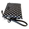 Immagine di PASH BAG BORSA DONNA CLUTCH POCHETTE PIATTA DA POLSO CON TRACOLLA POIS SOPHIE