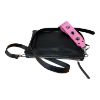 Immagine di PASH BAG BORSA DONNA CLUTCH POCHETTE PIATTA DA POLSO CON TRACOLLA NERO SOPHIE