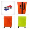 Immagine di American Tourister TROLLEY SPINNER 4 RUOTE GRANDE 77cm 3,6 kg Lime/Aranc MD8003