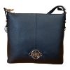 Immagine di ROCCOBAROCCO Borsa Donna Sacca Grande da spalla con tracolla fissa NERO 2701