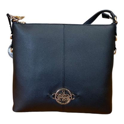 Immagine di ROCCOBAROCCO Borsa Donna Sacca Grande da spalla con tracolla fissa NERO 2701