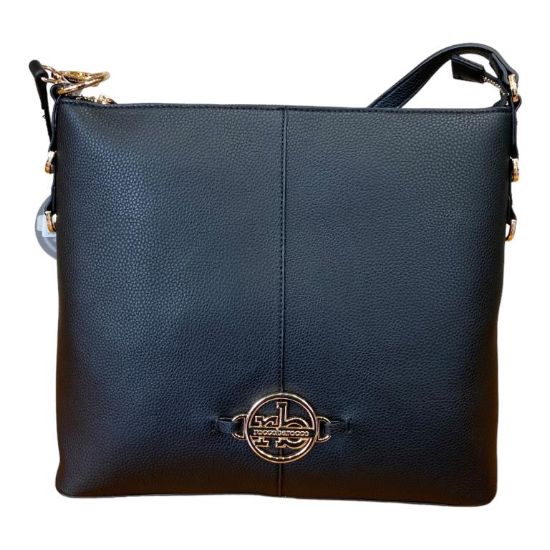 Immagine di ROCCOBAROCCO Borsa Donna Sacca Grande da spalla con tracolla fissa NERO 2701
