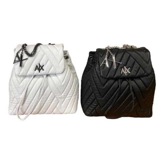 Immagine di ARMANI EXCHANGE Backpack Zaino Medio Donna chiuso con pattina matelassè 942934