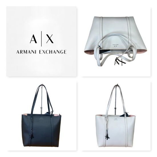 Immagine di ARMANI AX borsa donna shopper GRANDE da spalla - ecopelle 942930
