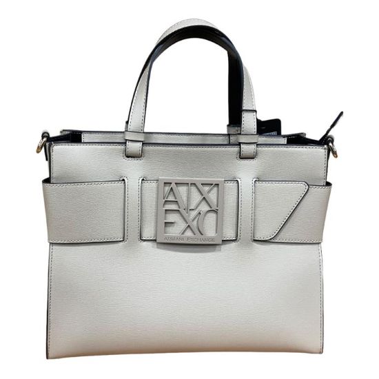 Immagine di ARMANI AX borsa donna shopping MEDIO GRANDE da Braccio con tracolla beige 942689