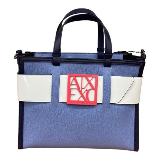 Immagine di ARMANI AX borsa donna shopper MEDIO GRANDE da Braccio cn tracolla BICOLOR 942689