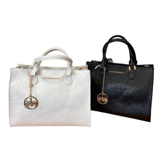 Immagine di ROCCOBAROCCO Borsa Donna Shopper Media da braccio con tracolla applicab 4001
