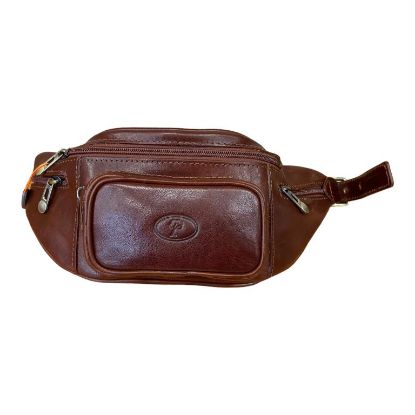 Immagine di IL KUOIO MARSUPIO UOMO IN PELLE PRIMA SCELTA MADE IN ITALY TASCHE ORGANIZZ. 4060