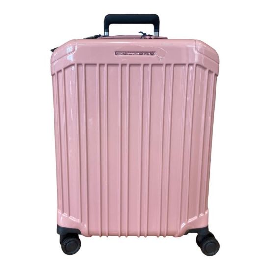 Immagine di PIQUADRO TROLLEY 4 RUOTE Piccolo CABIN SIZE bagaglio SLIM leggero ROSA BV4425PQL