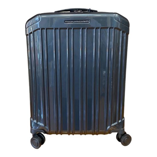 Immagine di PIQUADRO TROLLEY 4 RUOTE Piccolo CABIN SIZE bagaglio light 1,9kg Nero BV4425PQL