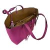 Immagine di PASH BAG SHOPPER REVERSE DA SPALLA + borsa interna e SCIARPA Viola/Marrone PARIS