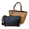 Immagine di PASH BAG SHOPPER REVERSE DA SPALLA + borsa interna e SCIARPA Cammello/Nero PARIS