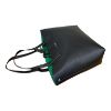 Immagine di PASH BAG SHOPPER REVERSE DA SPALLA + borsa interna e SCIARPA Nero/Verde PARIS