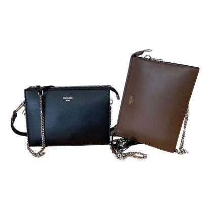 Immagine di PASH BAG BORSA DONNA POCHETTE Tracolla Tracollina piatta con 3 divisori  TERRY
