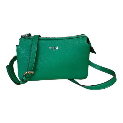 Immagine di PASH BAG Piccola BORSA DONNA Tracolla regolabile e 3 divisori interni Verde CADY