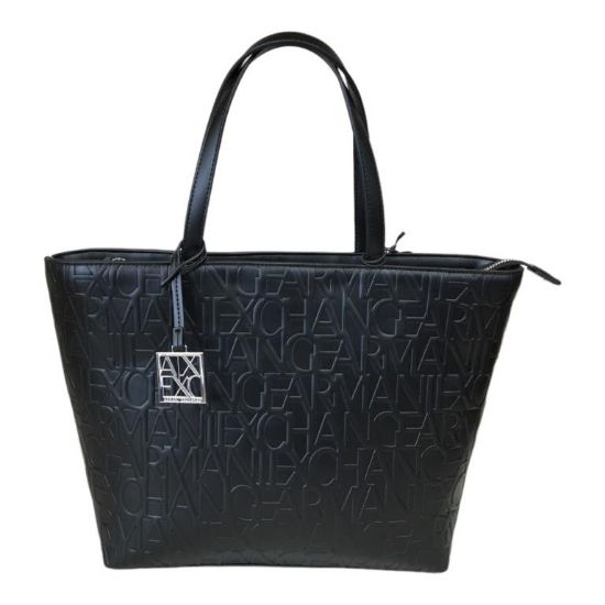 Immagine di ARMANI EXCHANGE AX borsa donna shopping chiusa con cerniera NERO 942650 C793