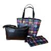 Immagine di PASH BAG SHOPPER REVERSE DA SPALLA + borsa interna e SCIARPA Multicolor PARIS