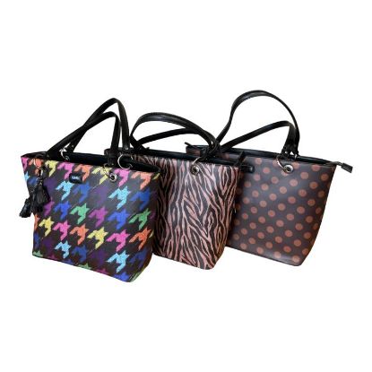 Immagine di PASH BAG Borsa donna shopper da spalla con DIVISORI sciarpa omaggio SERENA