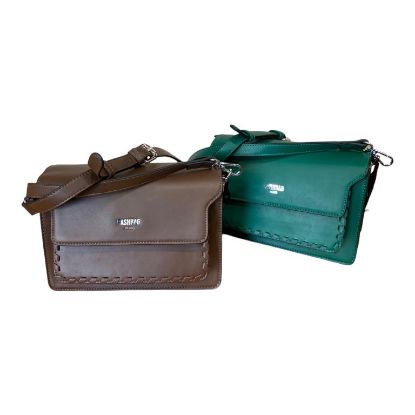 Immagine di Pash Bag Borsa sacca da spalla con tracolla divisori e sciarpa BICOLOR ANGELICA