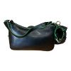 Immagine di Pash Bag BORSA DONNA Piccola BAQUETTE DA SPALLA tracolla e sciarpa nero NATASHA