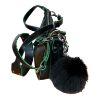 Immagine di Pash Bag BORSA DONNA Piccola BAQUETTE DA SPALLA tracolla e sciarpa nero NATASHA