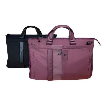 Immagine di PIQUADRO CARTELLA ESPANDIBILE Tessuto PELLE 2 MANICI PC 15,6" E IPAD CA4021P16S