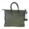 Immagine di GABS BORSA DONNA SHOPPER Sacca ZAINO DA SPALLA trasform in PELLE VERDE G3 L PLUS