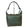 Immagine di GABS BORSA DONNA SHOPPER Sacca ZAINO DA SPALLA trasform in PELLE VERDE G3 L PLUS