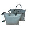 Immagine di GABS BORSA DONNA SHOPPER Sacca ZAINO DA SPALLA trasform in PELLE GREY G3 L PLUS