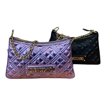 Immagine di LOVE MOSCHINO Borsa Piccola SACCA da spalla con 2 tracolle CHIUSA da zip JC4135
