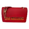 Immagine di LOVE MOSCHINO BORSA DA SPALLA con 3 DIVISORI interni PATTINA JC4192