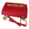 Immagine di LOVE MOSCHINO BORSA DA SPALLA con 3 DIVISORI interni PATTINA JC4192