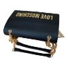 Immagine di LOVE MOSCHINO BORSA DA SPALLA con 3 DIVISORI interni PATTINA nero JC4192