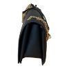 Immagine di LOVE MOSCHINO BORSA DA SPALLA con 3 DIVISORI interni PATTINA nero JC4192