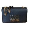 Immagine di LOVE MOSCHINO BORSA DA SPALLA con 3 DIVISORI interni PATTINA JC4099