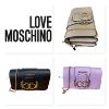 Immagine di LOVE MOSCHINO BORSA Pochette a tracolla con 2 divisori CHIUSA DA PATTA JC4039