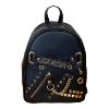 Immagine di LOVE MOSCHINO BORSA DONNA ZAINO DA SPALLA cn applicazione di borchie ROCK JC4036