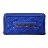 Immagine di LOVE MOSCHINO PORTAFOGLI DONNA A 2 SCOMPARTI CHIUSO da ZIP 8 CARD Blu/Lav JC5600