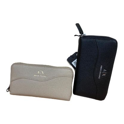 Immagine di ARMANI EXCHANGE PORTAFOGLI DONNA 3 DIVISORI CHIUSO da ZIP 6 CARD 948068 C783