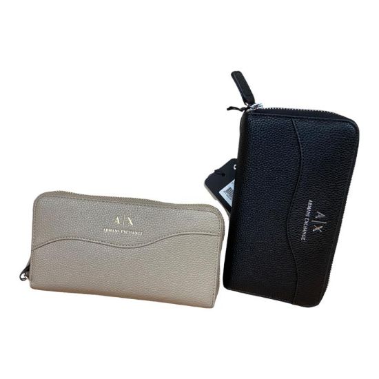 Immagine di ARMANI EXCHANGE PORTAFOGLI DONNA 3 DIVISORI CHIUSO da ZIP 6 CARD 948068 C783