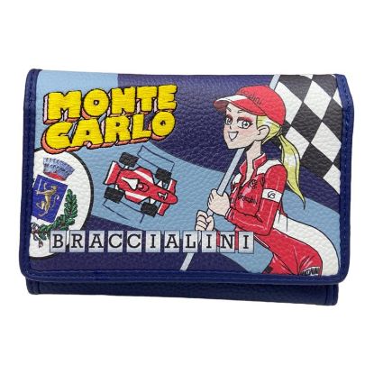 Immagine di BRACCIALINI CARTOLINE PORTAFOGLI MEDIO CLASSICO 7 CARD+SPICCI MONTE CARLO B17385