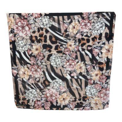 Immagine di BRACCIALINI Donna SCIARPA Sciarpina Foulard da collo poliestere FIORI BFR335