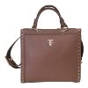 Immagine di FRACOMINA Borsa Donna Shopper borchie ecopelle da braccio con tracolla WB1003