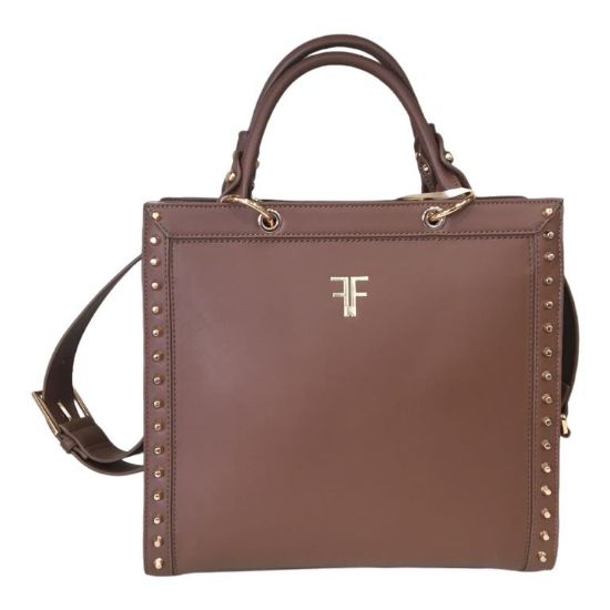 Immagine di FRACOMINA Borsa Donna Shopper borchie ecopelle da braccio con tracolla WB1003