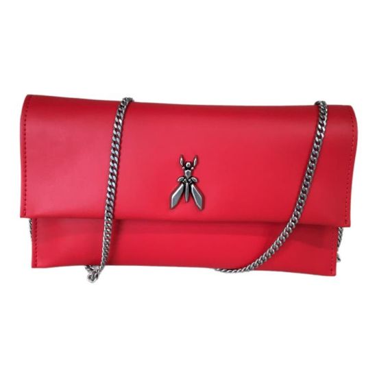 Immagine di PATRIZIA PEPE BORSA POCHETTE TRACOLLINA DA SPALLA casual ed elegante RED CB5460