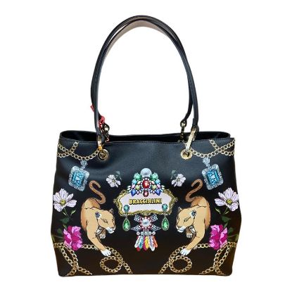 Immagine di BRACCIALINI Graziella Borsa Shopper Grande da spalla con divisori B17104