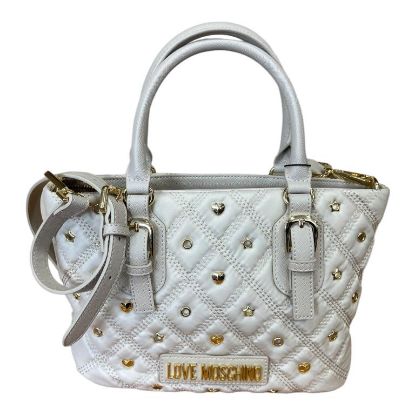 Immagine di LOVE MOSCHINO Donna Bauletto da braccio con tracolla Borchie Stelle Cuori JC4268