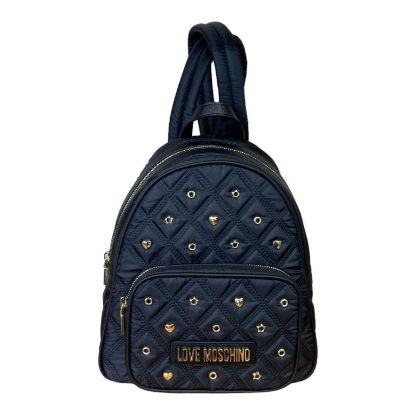 Immagine di LOVE MOSCHINO BORSA Donna ZAINO DA SPALLA chiuso zip Borchie Stelle Cuori JC4271